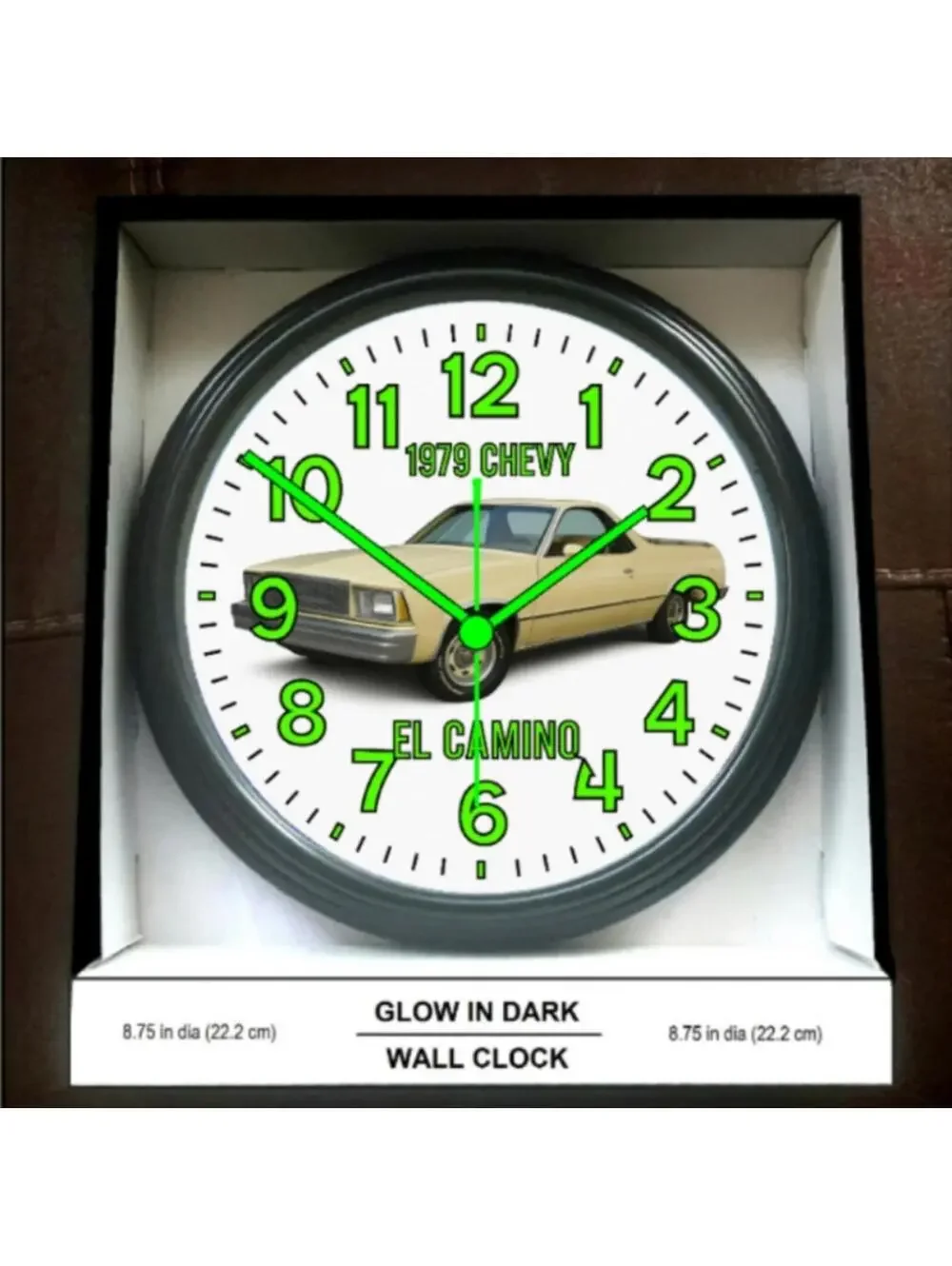 1979 Chevy El Camino Glow In The Dark Wall Clock New!